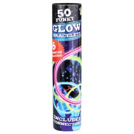 Glowsticks Armb&aring;nd 50-pakning