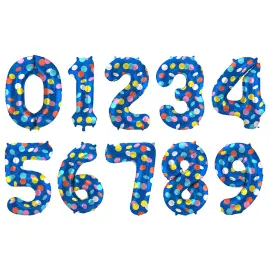 Bl&aring; Tallballong med Prikker