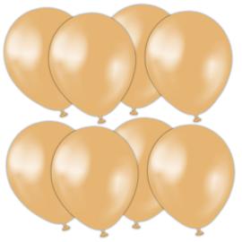 Latexballonger Metallic Gull 13 cm 25-pakning