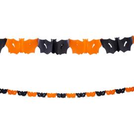 Flaggermus Girlander Oransje & Svart