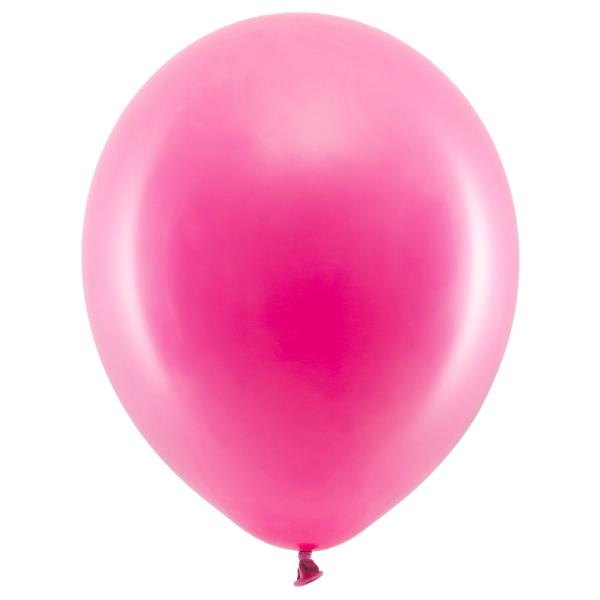 Rainbow Latexballonger Pastell Fuksia