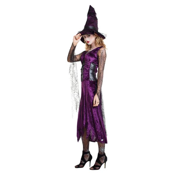 Purple Witch Kostyme Deluxe