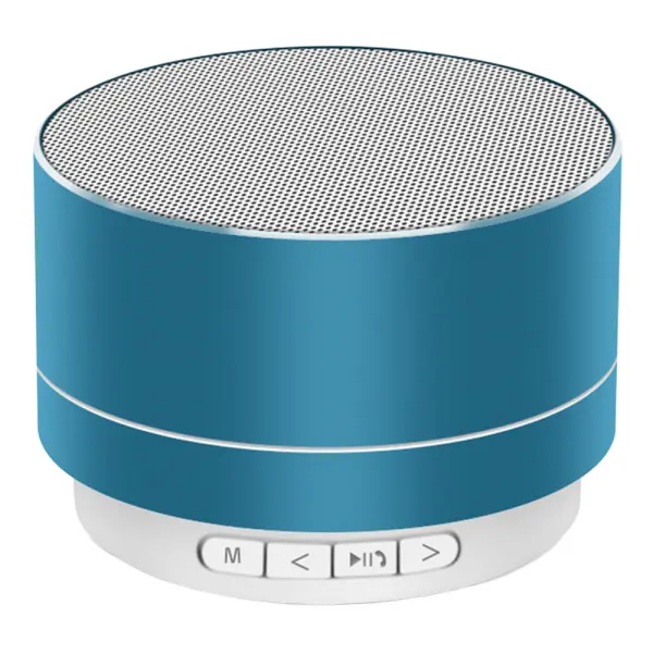 Rund Mini Bluetooth Høyttaler Blå