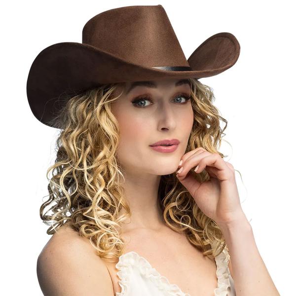 Ville Vesten Brun Cowboyhatt
