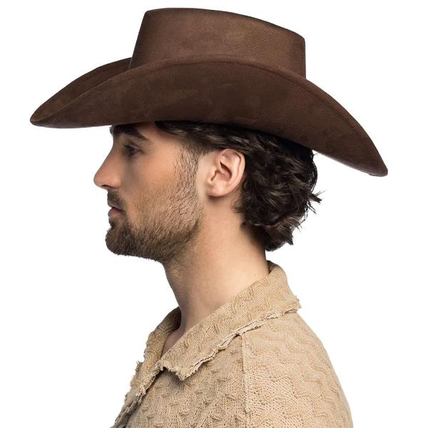 Ville Vesten Brun Cowboyhatt