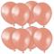 Latexballonger Metallic Rosegull 13 cm 25-pakning