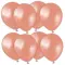 Latexballonger Metallic Rosegull 13 cm 25-pakning