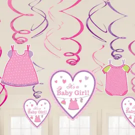 Baby Shower It's a Baby Girl Hengende Pynt