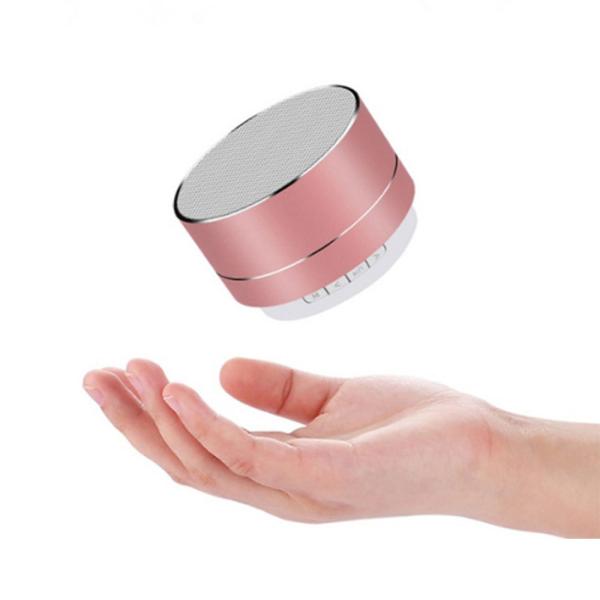Rund Mini Bluetooth Høyttaler Blå