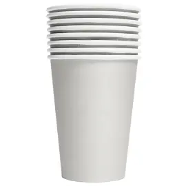 Pappkopper Sølv 21 cl 8-pakning