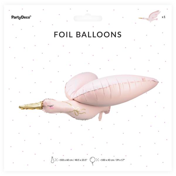 Folieballong Stork