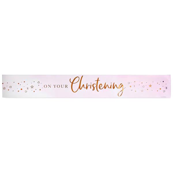 Banner On Your Christening Lyserosa
