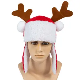 Julehatt med Reinsdyrhorn