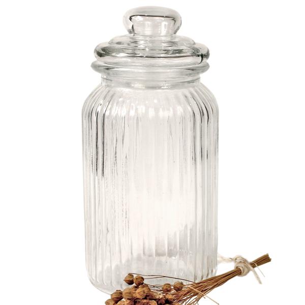 Glasskrukke med Lokk 1,3L