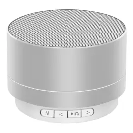 Rund Mini Bluetooth H&oslash;yttaler S&oslash;lv