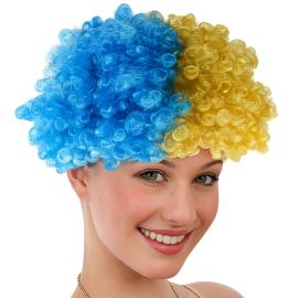 Sverigeparykk Gul/Bl&aring;