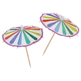 Partypicks Drinkparaply Stripetastic 10-pakning