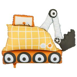 Folieballong Gravemaskin 93 x 68 cm