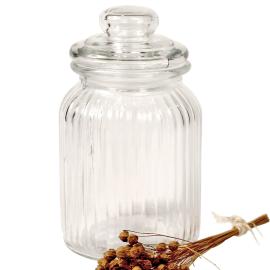 Glasskrukke med Lokk 1L