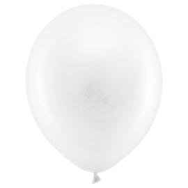 Rainbow Latexballonger Pastell Hvite