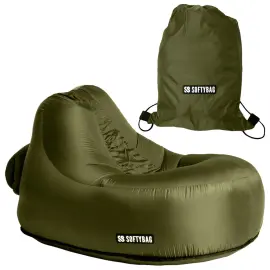 Softybag Barnelenestol Olivengr&oslash;nn 85 x 88 x 70 cm