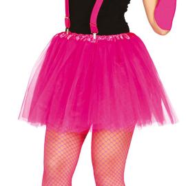 Tyllskjørt Neon Fuchsia Voksen 40 cm