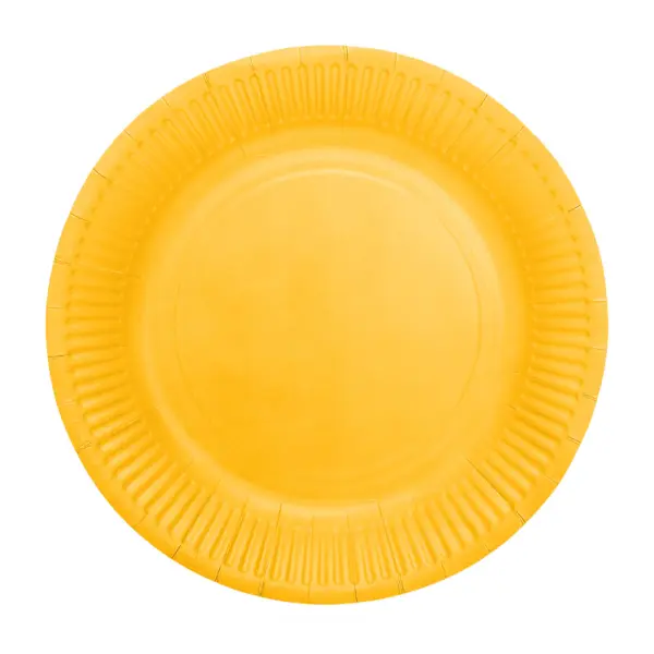 Papptallerkener Gul 18 cm 8-pakning