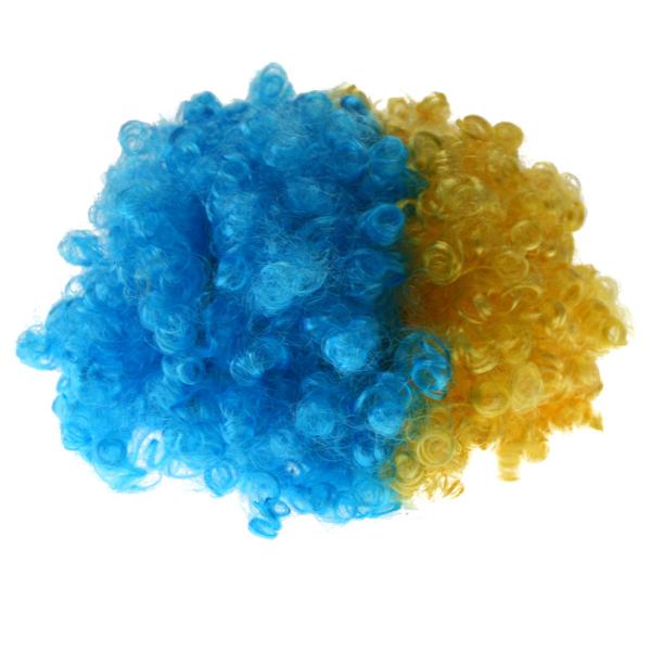 Sverigeparykk Gul/Blå