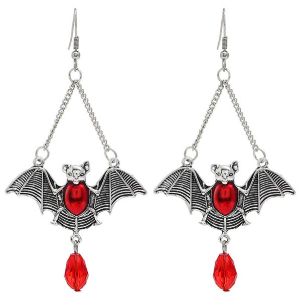 Halloween Øredobber Bat