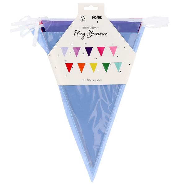 Vimpelgirlander Flerfarget 6 m