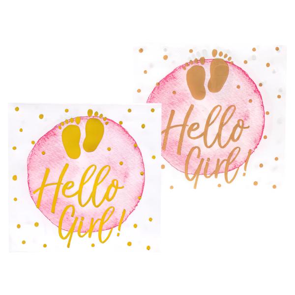 Servietter Hello Girl
