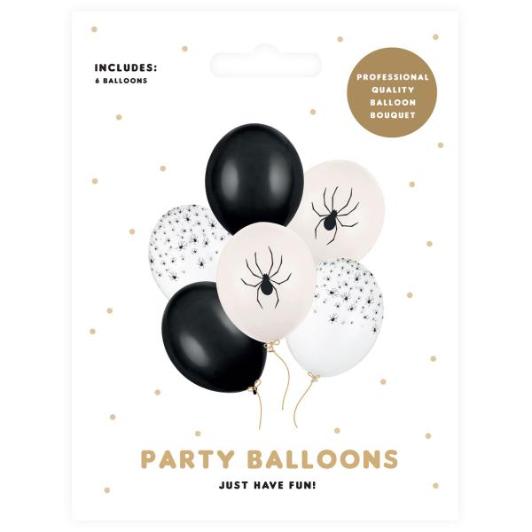 Latexballonger Edderkopper Blandede Farger