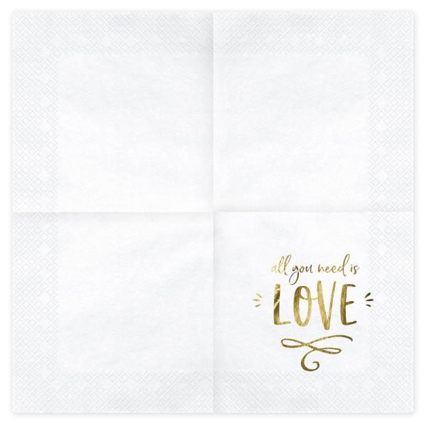 All You Need Is Love Servietter