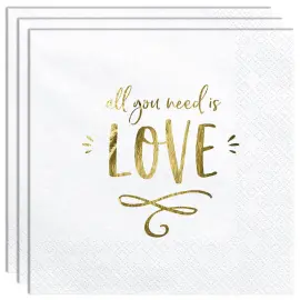 All You Need Is Love Servietter