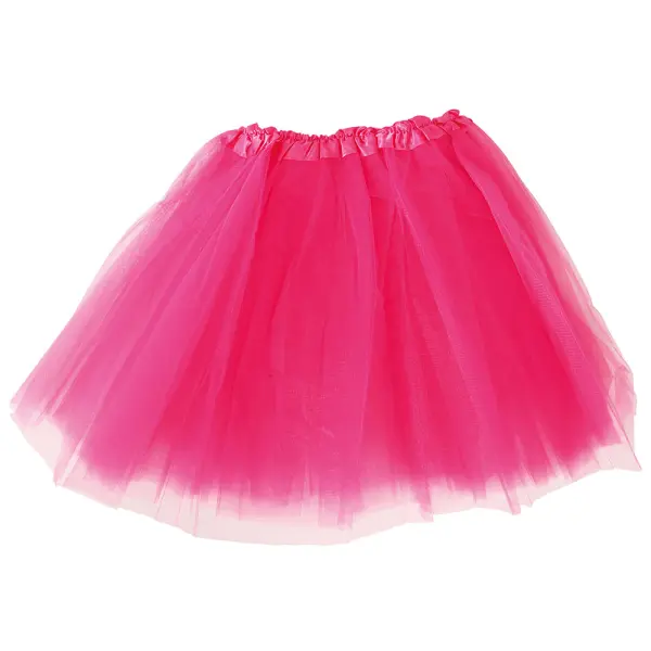 Tyllskjørt Neon Fuchsia Voksen 40 cm
