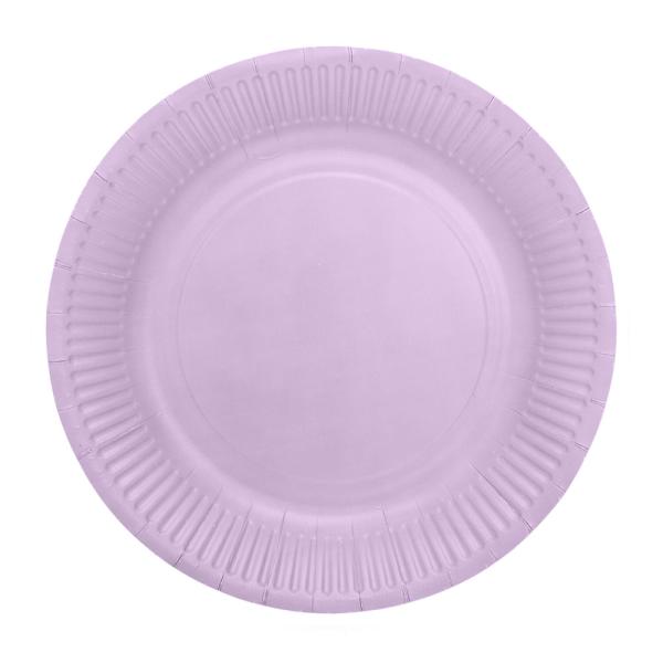 Papptallerkener Lavendel 18 cm 20-pakning