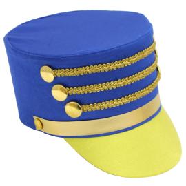 Trommeslagerhatt Bl&aring;/Gul