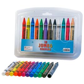 Jumbo Fargestifter 12-pakning