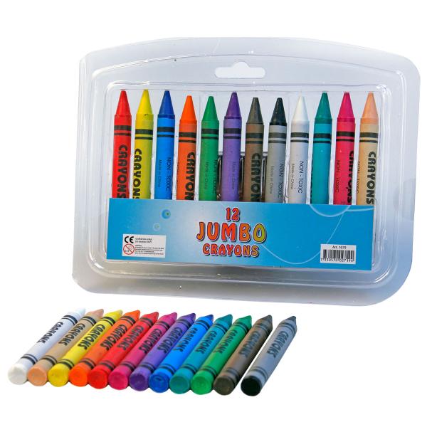 Jumbo Fargestifter 12-pakning