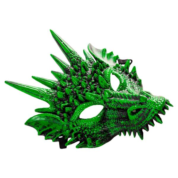 Dragemaske Grønn