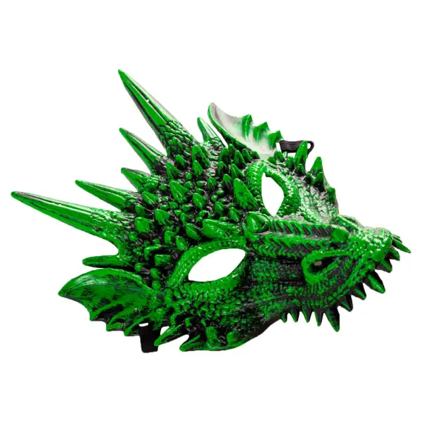Dragemaske Grønn