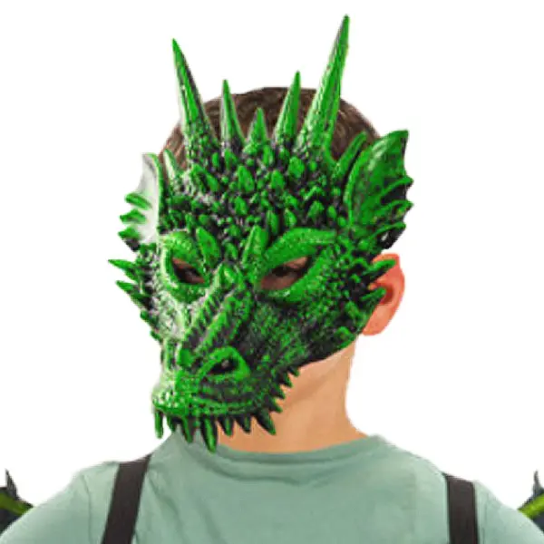 Dragemaske Grønn