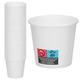 Pappkopper Hvit 12 cl 40-pakning
