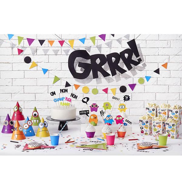 Partyhatter Monster Gjør-Det-Selv