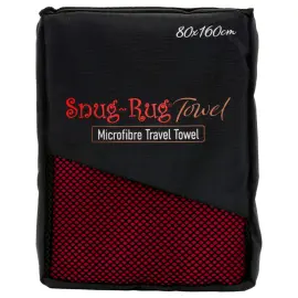 Snug-Rug H&aring;ndkle Stort R&oslash;dt