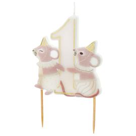 Kakelys 1 &aring;r Mus 6,5 x 7,5 cm