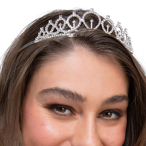 Tiara Sølv med Diamanter