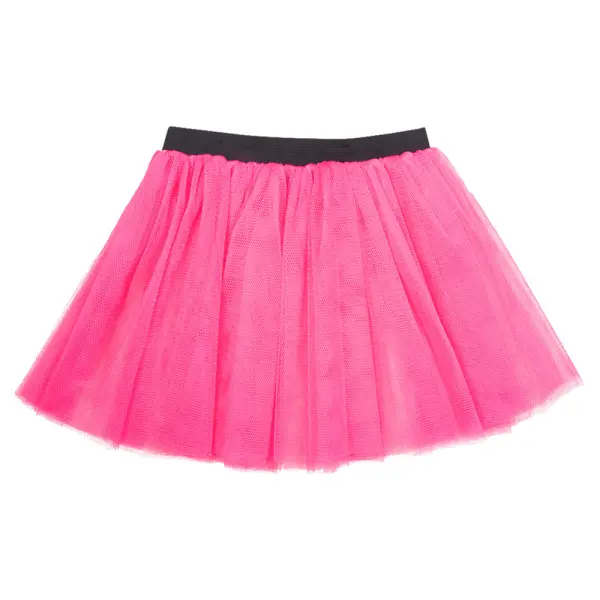 Tyllskjørt Neonrosa