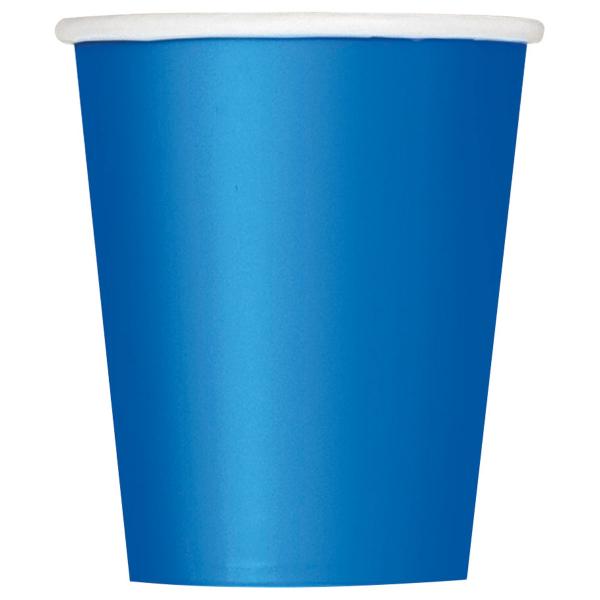 Pappkopper Kongeblå 27 cl 14-pakning
