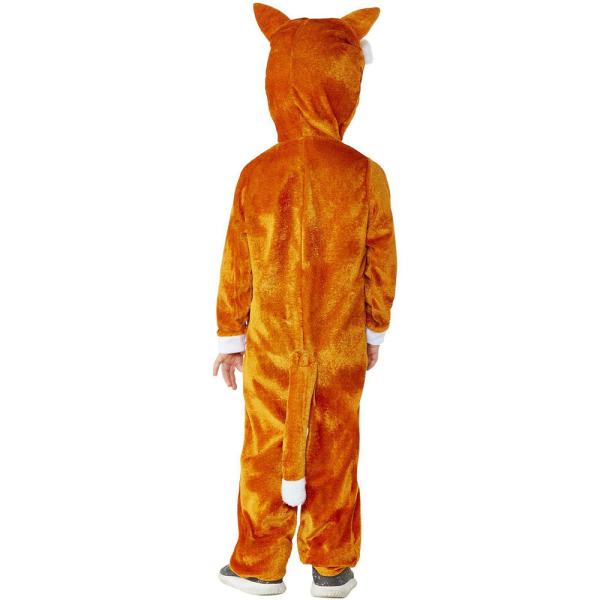 Oransje Kattekostyme Jumpsuit Barn